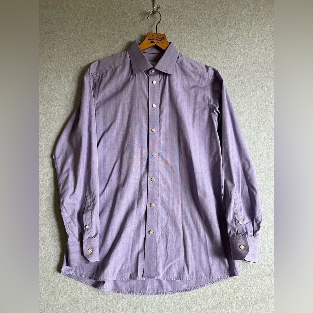 ETON Shirt Men’s 165 42 Button Down Light Purple Lilac
